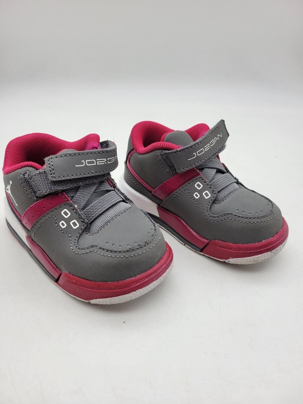 Nike Air Jordan Flight 23 Dark Gray Fuchsia Purple Toddler Shoe Sz 5C 768913-026